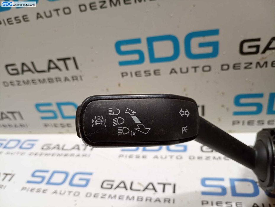 Ansamblu Maneta Manete Bloc Lumini Semnalizare Faza Lunga Scurta Stergatoare Volkswagen Golf 7 2013 - 2020 Cod 5Q0953521R 5Q0953502AJ [M4842]