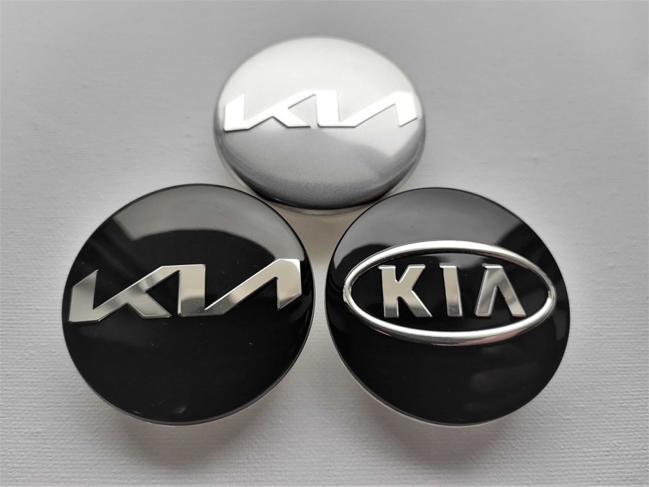 Капачки за джанти КИА сиви/черни