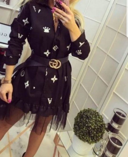 Curea talie lata Gucci, super model, logo metalic auriu