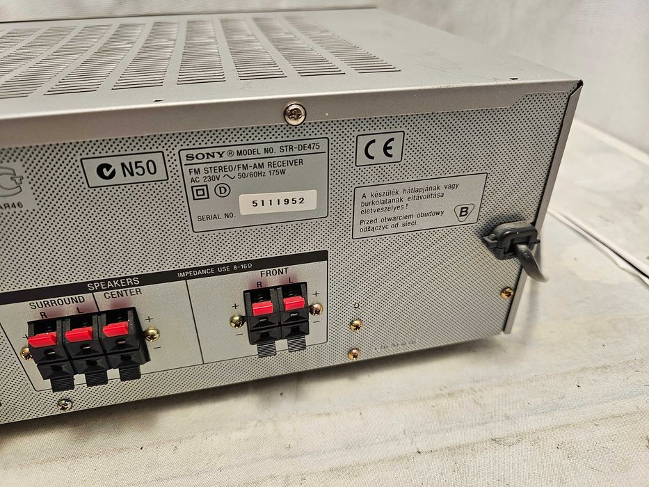 Receiver AV 5.1 Sony STR-DE475 – Argintiu – Perfect Funcțional