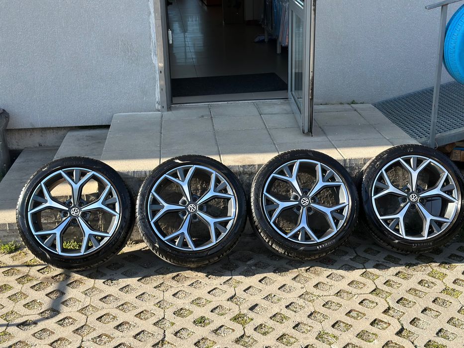 Джанти 5х112/19" с гуми Ауди Фолксваген Мерцедес Шкода Сеат 5x112/19 VW Audi