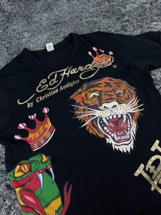 Ed Hardy Tattoo Artwork Graphic T-Shirt Мъжка Тениска
