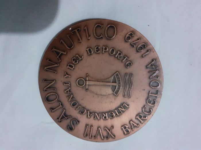 medalie de bronz salonul nautic Barcelona Spania 1979