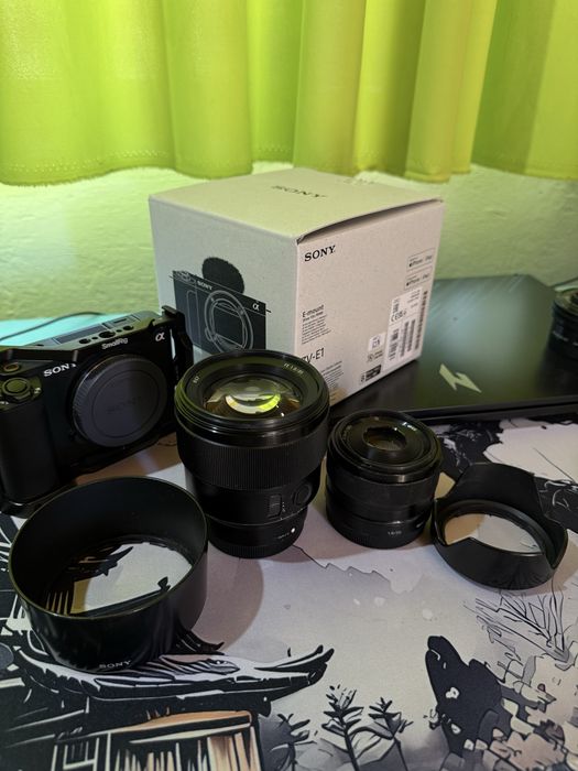 Камера Sony ZV-E1 с объективами и стабом