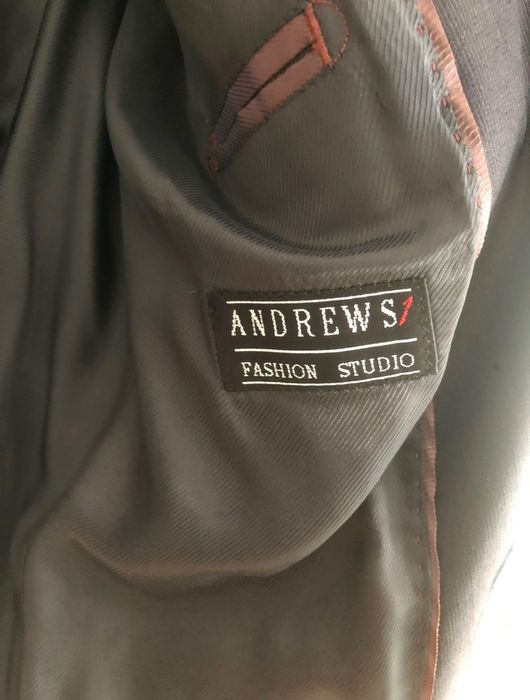 Мъжки черен костюм Andrews