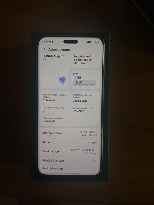 HONOR Magic7 Pro Lunar Shadow Grey - 512 gb