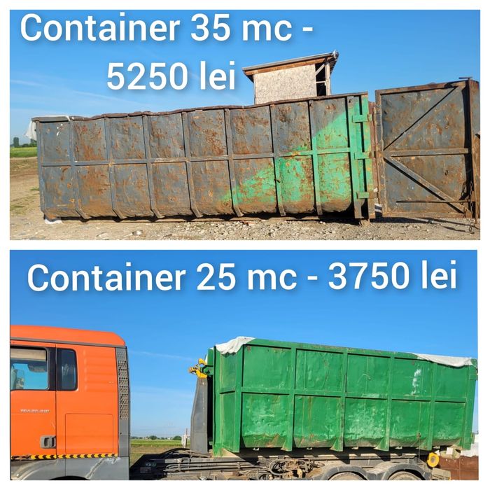 Transport moloz deseuri inchiriere containar