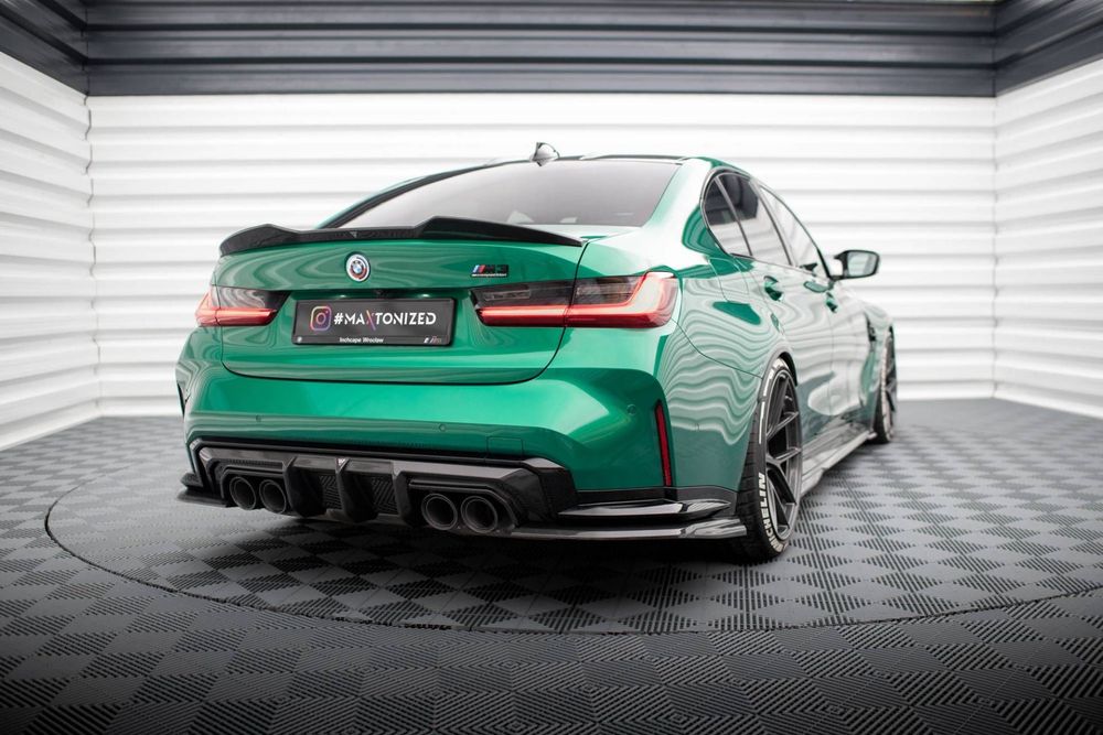 Pachet Exterior Prelungiri compatibil cu BMW M3 G80 Sedan Maxton Design Carbon
