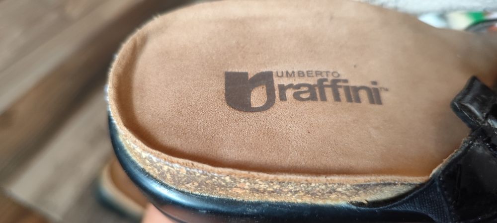 Сандали на платформа от естествена кожа Umberto Raffini