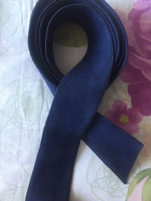 Кожаный пояс от дубленки