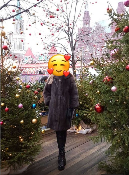 Шуба норковая поперечка