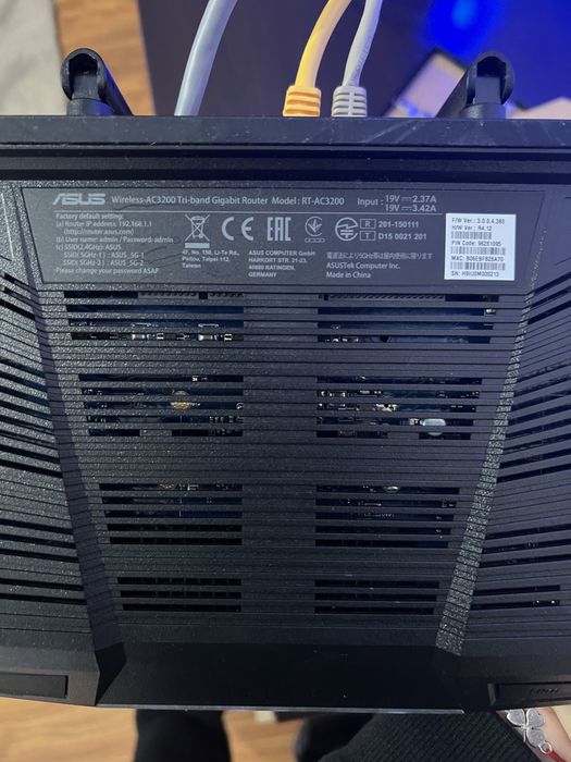 Безжичен рутер Asus RT- AC 3200