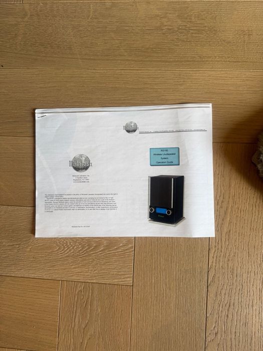 Vând McIntosh RS100 Wireless Loudspeaker