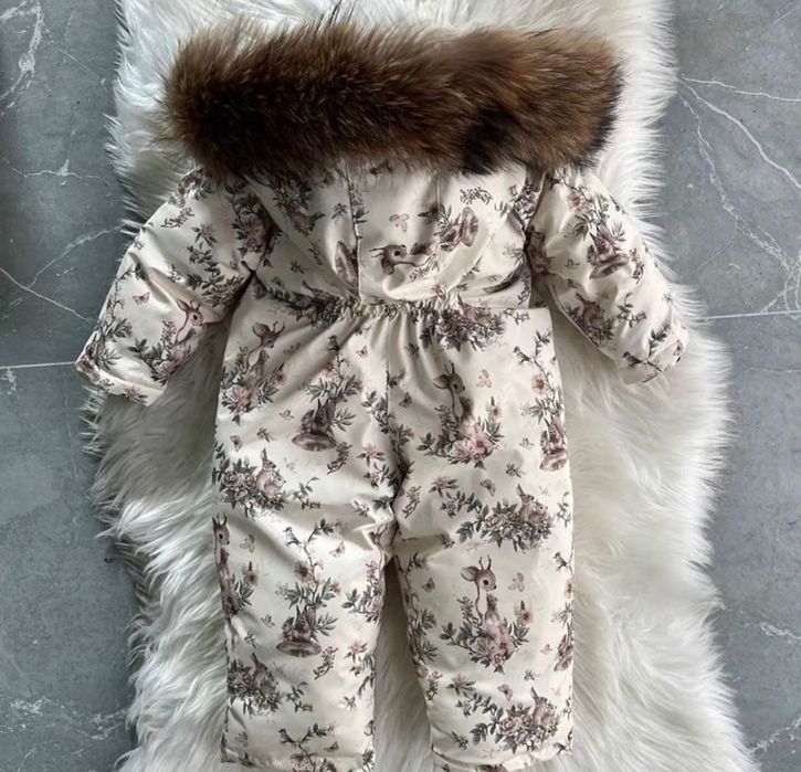 Утепленный детский комбинезон