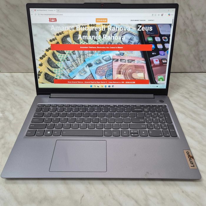 Laptop Lenovo IdeaPad Slim 3 AMD Ryzen 7 gen 7 16gb 512gb Zeus Amanet Rahova 33059