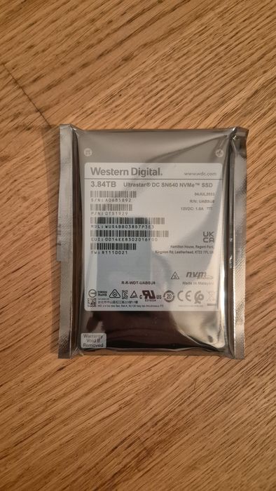 SSD 3.84 TB Western Digital SN640  NVME U.2