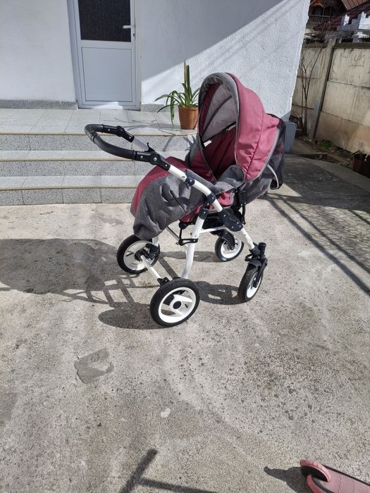 Vand carucior coccolle Gioia  Roz/Gri editie limitata