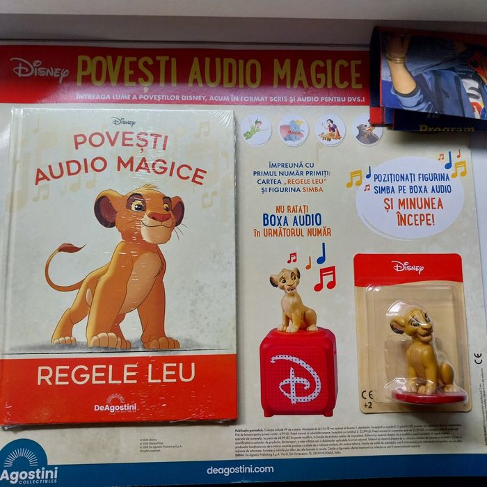 Vand povesti audio Disney, regele leu Sâmbăta, sigilata