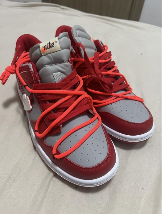 Nike Dunk Low x Off-White University Red