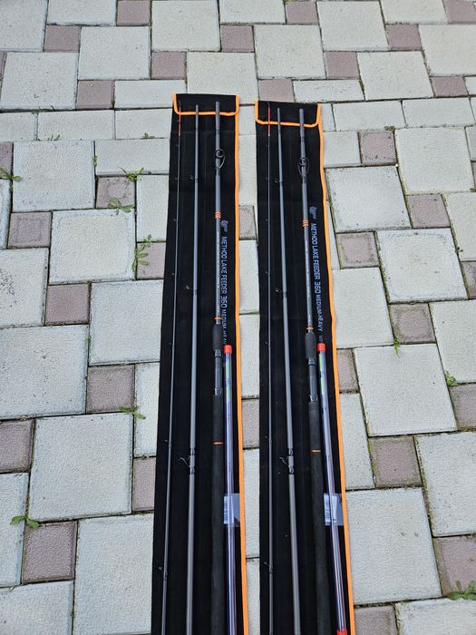 2 × Lanseta Benzar Method Lake Feeder, 3.60m, medium - heavy