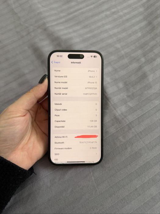 Iphone 15 Negru - 128 GB