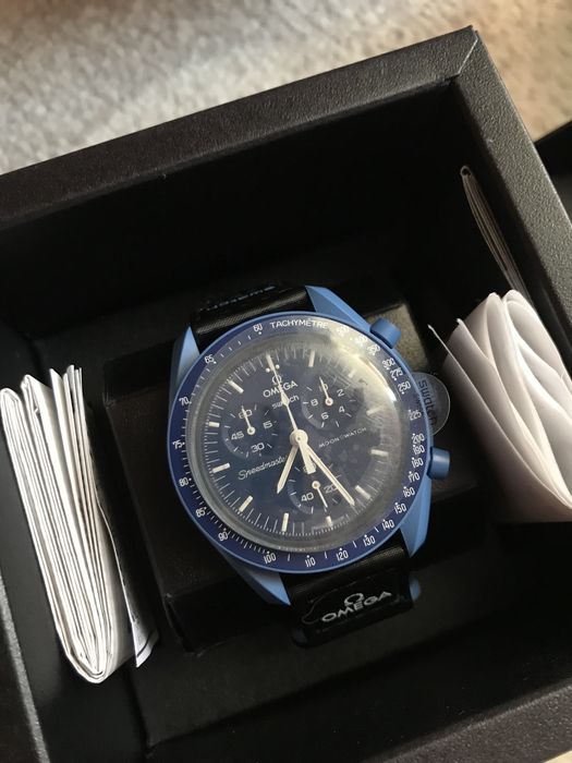 Ceas Omega x Swatch MoonSwatch - Mission to Neptune