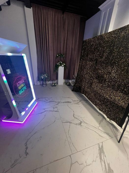 Platformă video 360 + Oglindă foto magică + Bar mobil premium