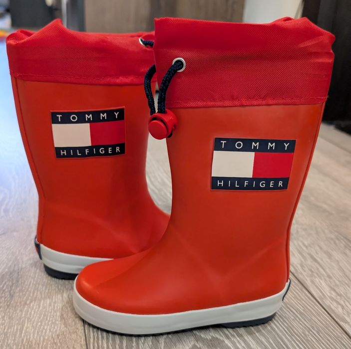 Нови детски гумени ботуши Tommy Hilfiger, 24 номер