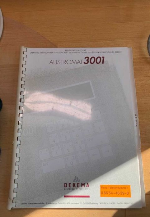 Cuptor ceramic Dekema Austromat 3001