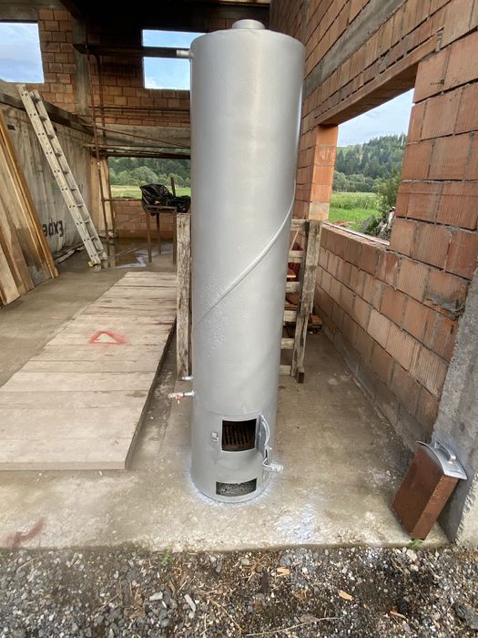 Cazan baie cu tabla de 1 cm