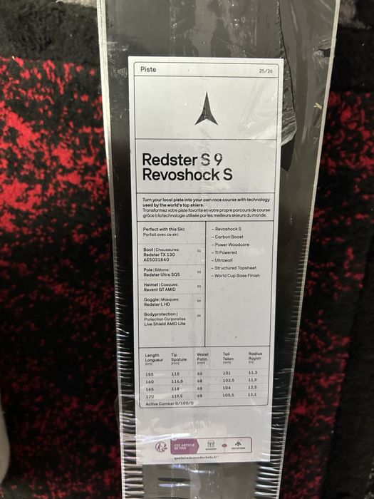 Vand schi atomic s9 1,65 si 1,60