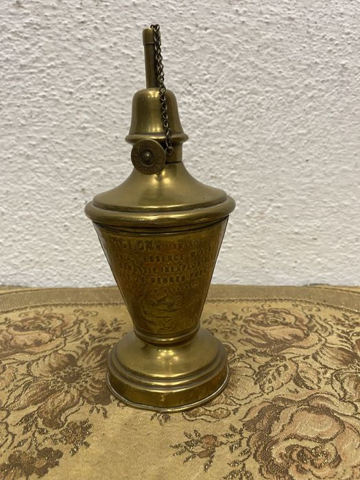 Френска газена лампа от месинг