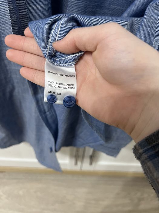 Синяя рубашка с США