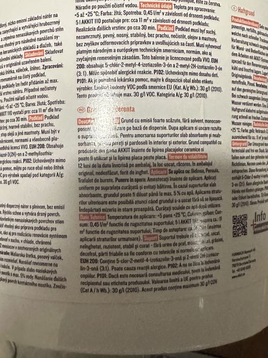 Grund de aderență Akkit 110 5 litri