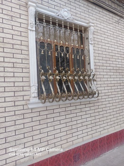 Темир эшик дарвоза панжаралар ва акфа ойна эшиклар ясаймиз