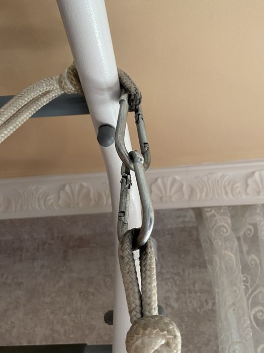 Подвесные качели, деревянные