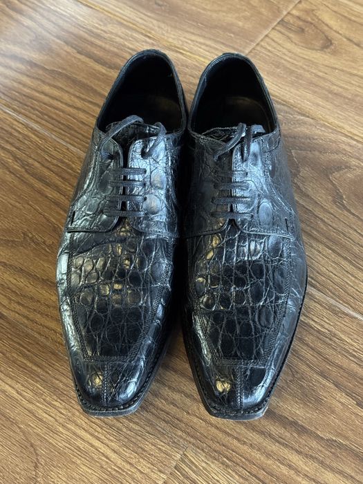Pantofi Canali Piele crocodil 41