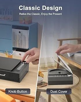 Портативен CD плейър / Преносим CD плейър с Bluetooth,FM,USB