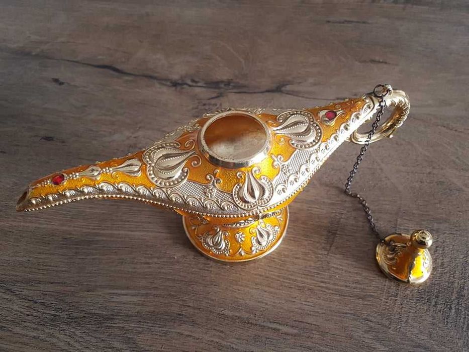 Lampa lui Aladdin din Dubai (auriu, mare) | Perfect pt cadou