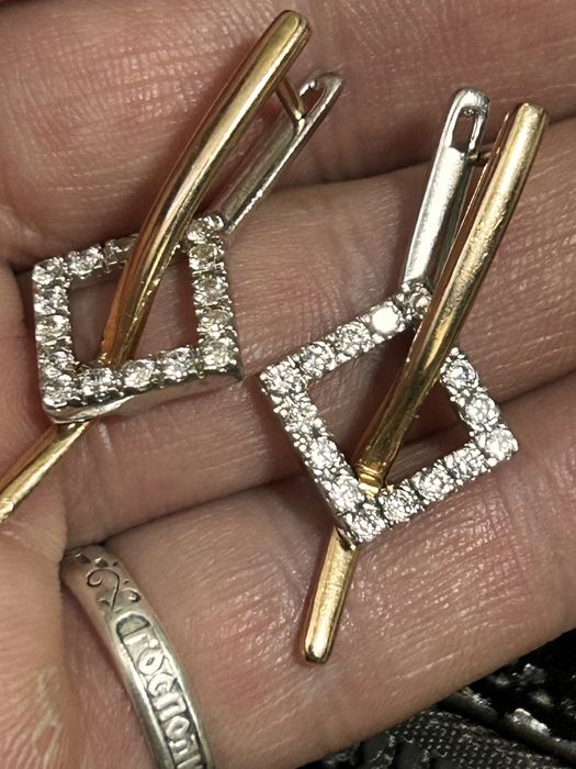 Кольцо и серьги золото 585