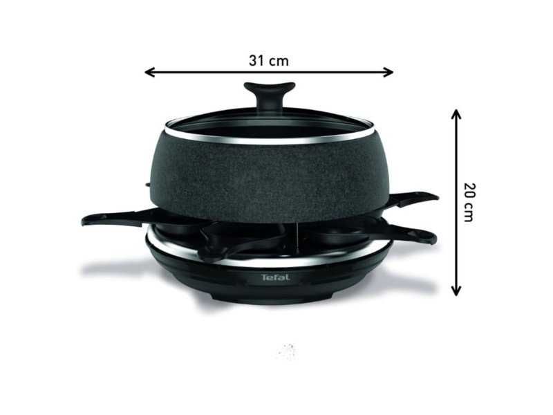 Раклет Грил с Незалепващо Покритие 6 в 1 Tefal Cheese N'Co RE12C8 850W