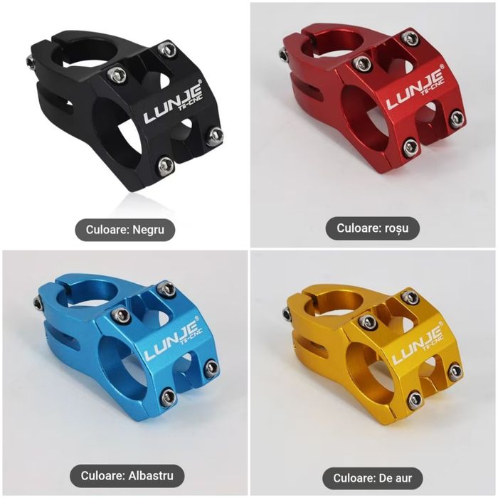 Pipa ultrausoară cnc aliaj aluminiu steam bicicleta mtb bmx 31.8mm