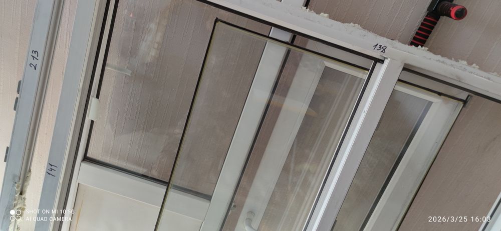 Окно балконное с дверью