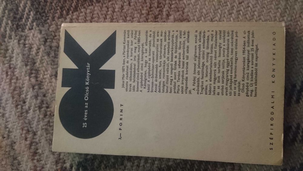 A cigánybáró / Párbaj Istennel · Jókai Mór , книга на унгарски език