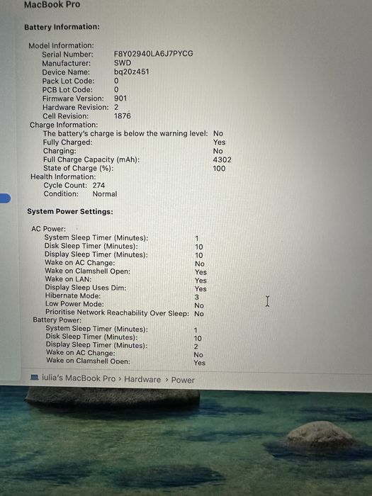 MacBook Pro 13 2020, 16GB RAM, 512GB SSD, 4 porturi Thunderbolt, Baterie 274 cicluri, Full Box
