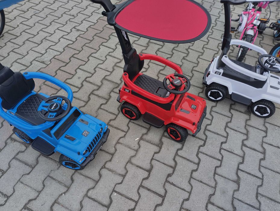 MONI Кола с дръжка 2в1 POLICE