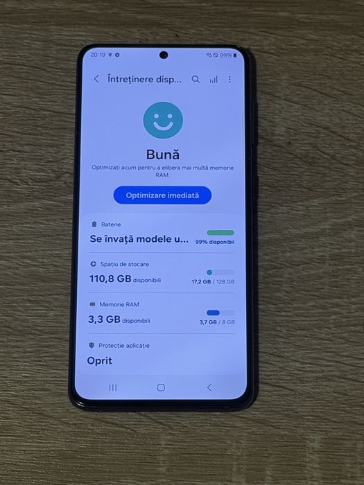 Telefon mobil Samsung Galaxy S21 5G Dual Sim Gray, 128 GB, Excelent