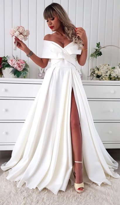 Rochie mireasa tafta