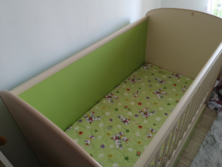 Детска дървена кошара, размер 70/140