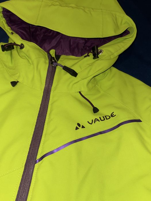Geaca ski/snowboard VAUDE verde XS stare excelenta, robusta si usoara